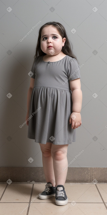 Israeli infant girl with  gray hair