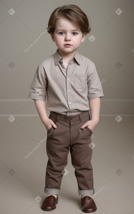 Infant boy with  brown hair