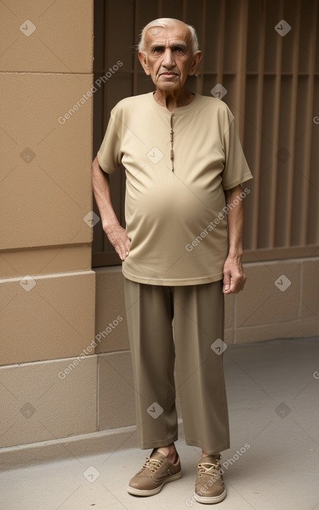 Jordanian elderly male with  blonde hair