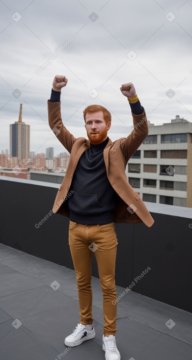 Venezuelan adult male with  ginger hair