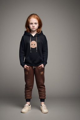 Child girl with  ginger hair