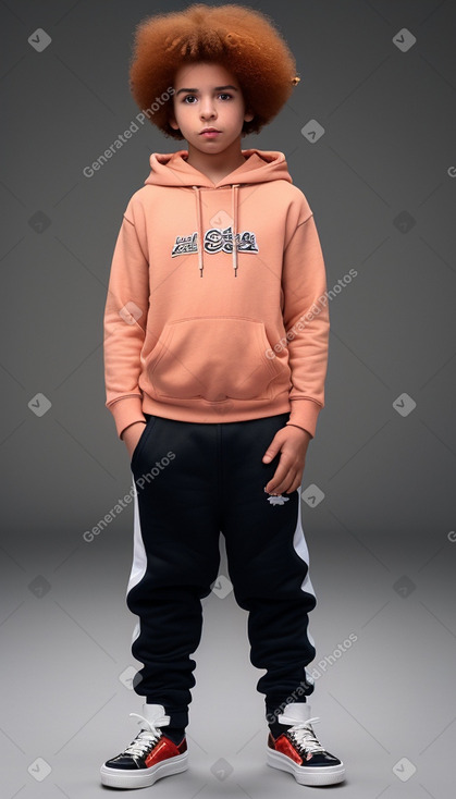 Tunisian child boy with  ginger hair