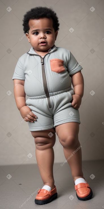 Dominican infant boy with  gray hair