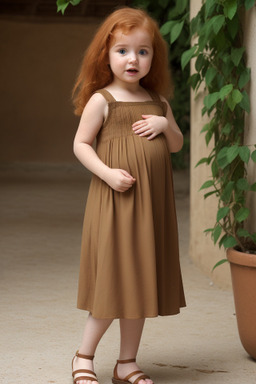 Algerian infant girl with  ginger hair