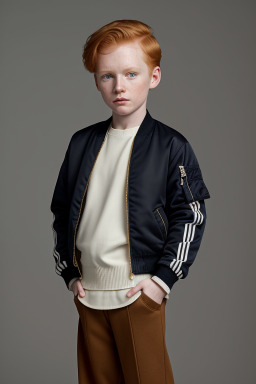 Child boy with  ginger hair