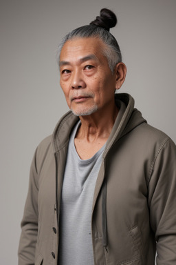 Thai 45 years male with  gray hair