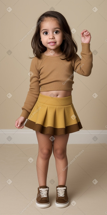 Puerto rican infant girl with  brown hair