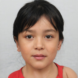 Neutral white young-adult female with short  brown hair and brown eyes