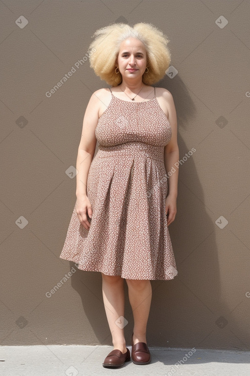 Israeli 45 years female with  blonde hair