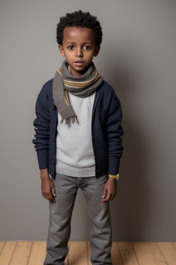 Ethiopian child boy with  gray hair