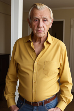 French elderly male with  blonde hair