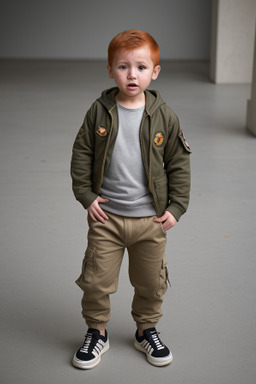 Uzbek infant boy with  ginger hair