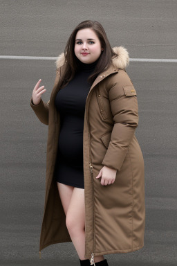 Italian young adult female with  brown hair