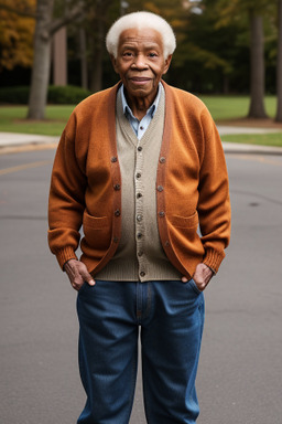 African american elderly male with  ginger hair