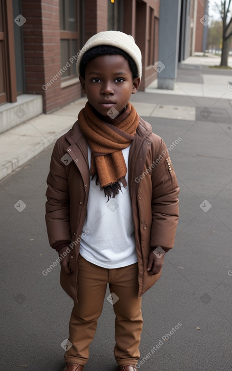 Child boy with  brown hair