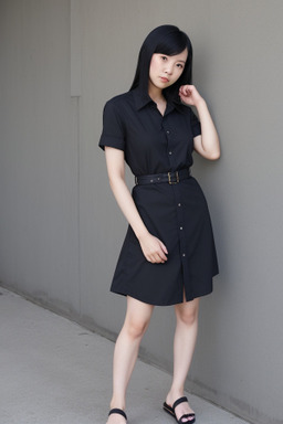 Taiwanese adult female with  black hair