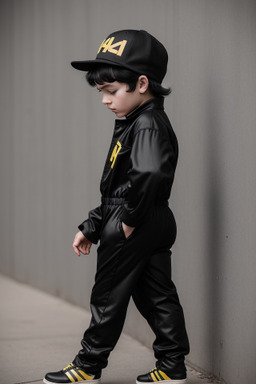 Ukrainian child boy with  black hair