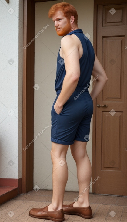 Paraguayan adult male with  ginger hair