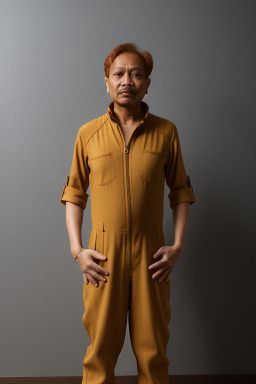 Nepalese middle-aged male with  ginger hair