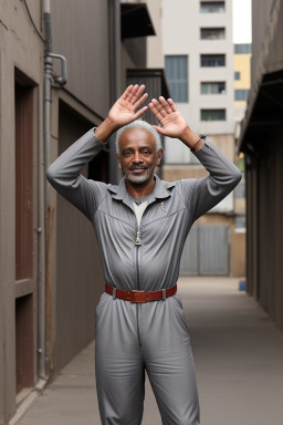 Ethiopian 45 years male with  gray hair