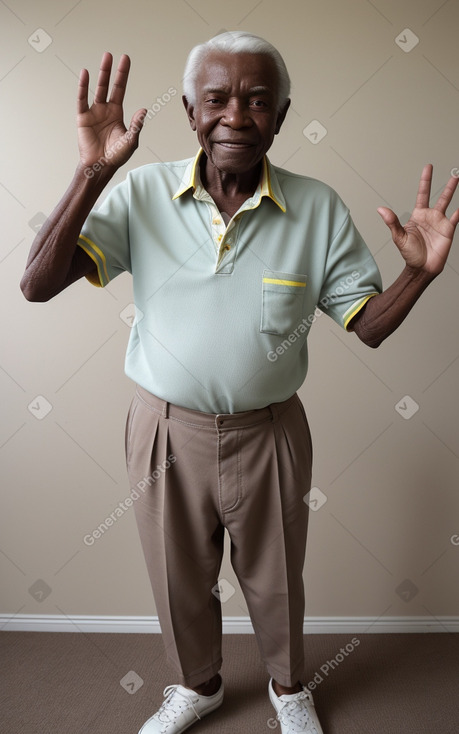 Zimbabwean elderly male with  brown hair