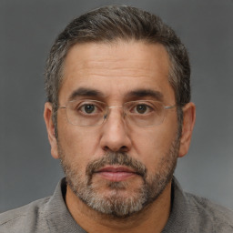 Neutral white adult male with short  brown hair and brown eyes