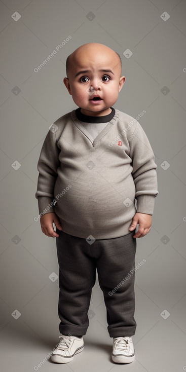 Omani infant boy with  gray hair