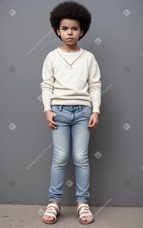 French infant boy with  white hair