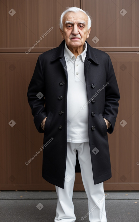 Armenian elderly male with  white hair