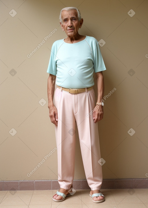 Moroccan elderly male with  blonde hair