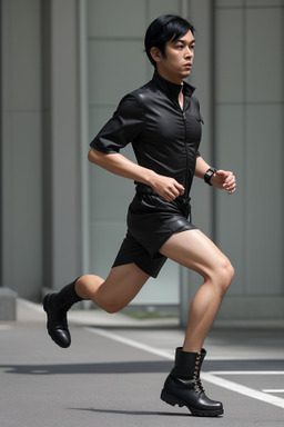 Singaporean adult male with  black hair