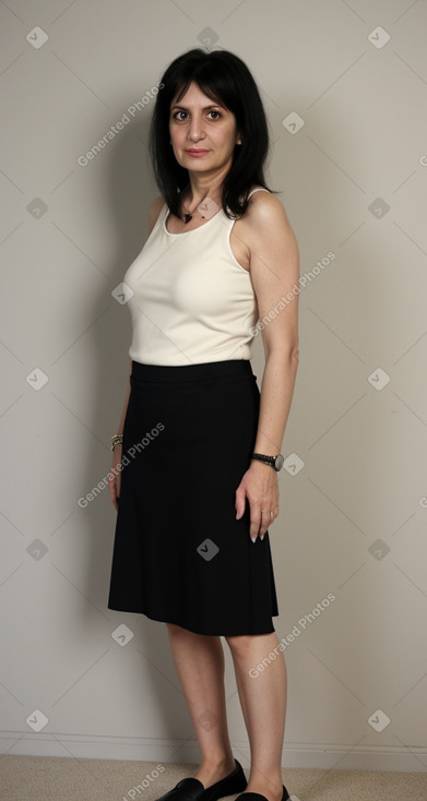 Turkish 45 years female with  black hair