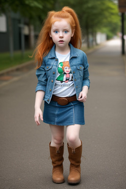 Irish infant girl with  ginger hair