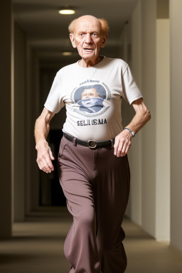 Libyan elderly male with  ginger hair