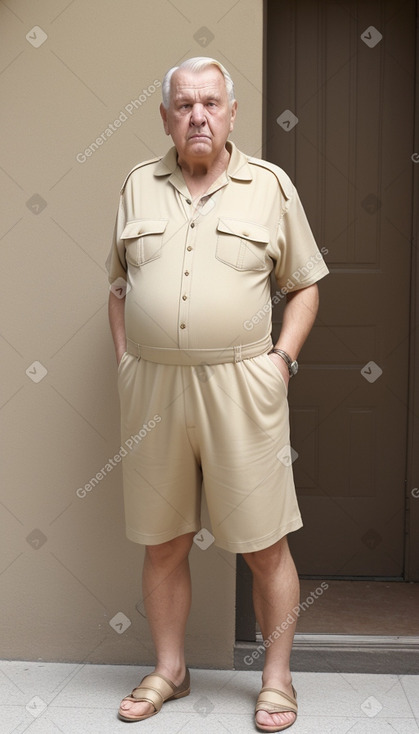 Macedonian elderly male with  blonde hair