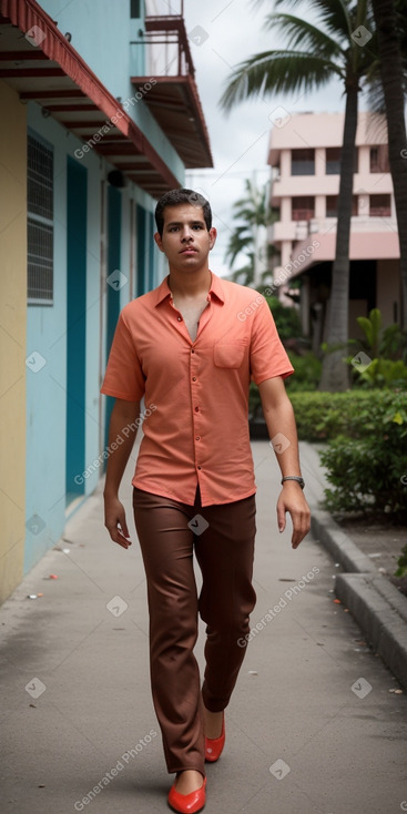 Venezuelan adult male with  brown hair