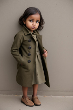 Somali infant girl with  brown hair