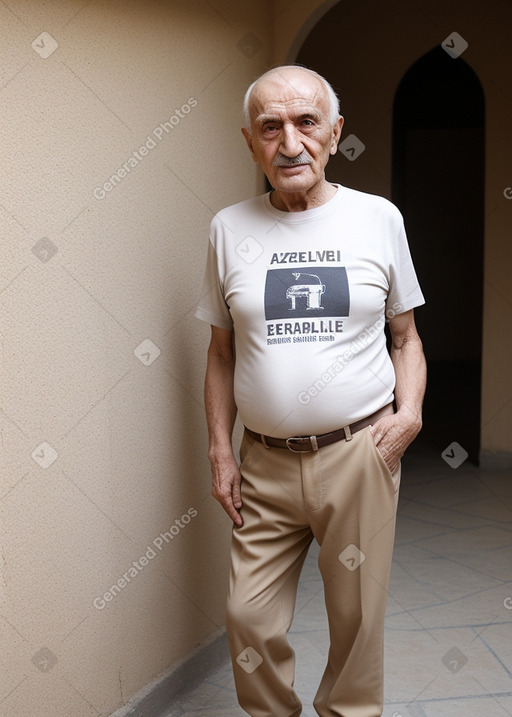 Azerbaijani elderly male with  ginger hair