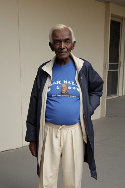 Sudanese elderly male with  blonde hair