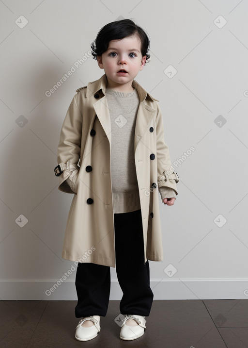 Dutch infant boy with  black hair