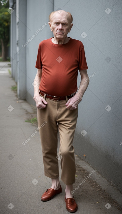 Belarusian elderly male with  ginger hair