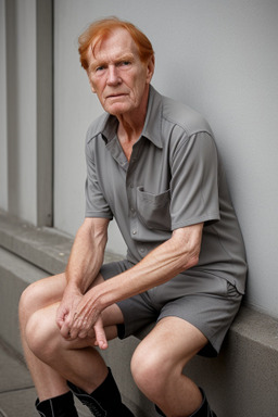 Swiss elderly male with  ginger hair