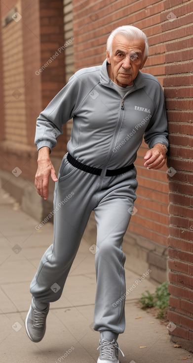 Bulgarian elderly male with  gray hair