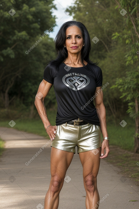 Puerto rican 45 years female with  black hair