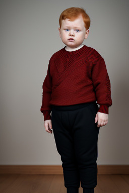 Romanian infant boy with  ginger hair