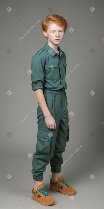 Dutch teenager boy with  ginger hair