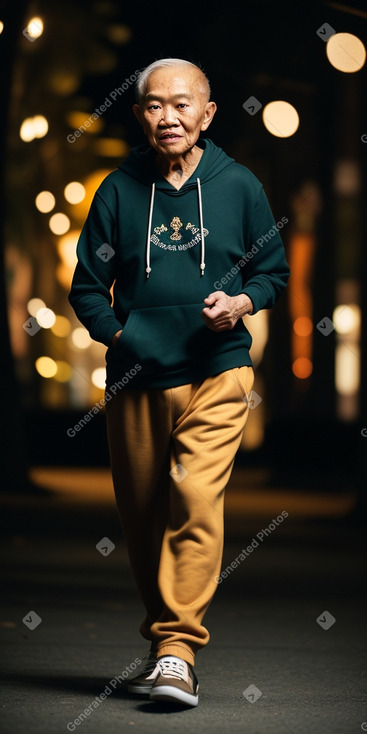 Filipino elderly male with  ginger hair