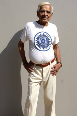 Indian elderly male with  blonde hair