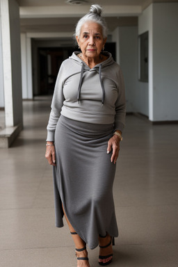 Cuban elderly female with  gray hair