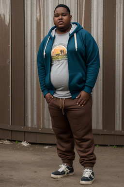 Jamaican young adult male with  brown hair